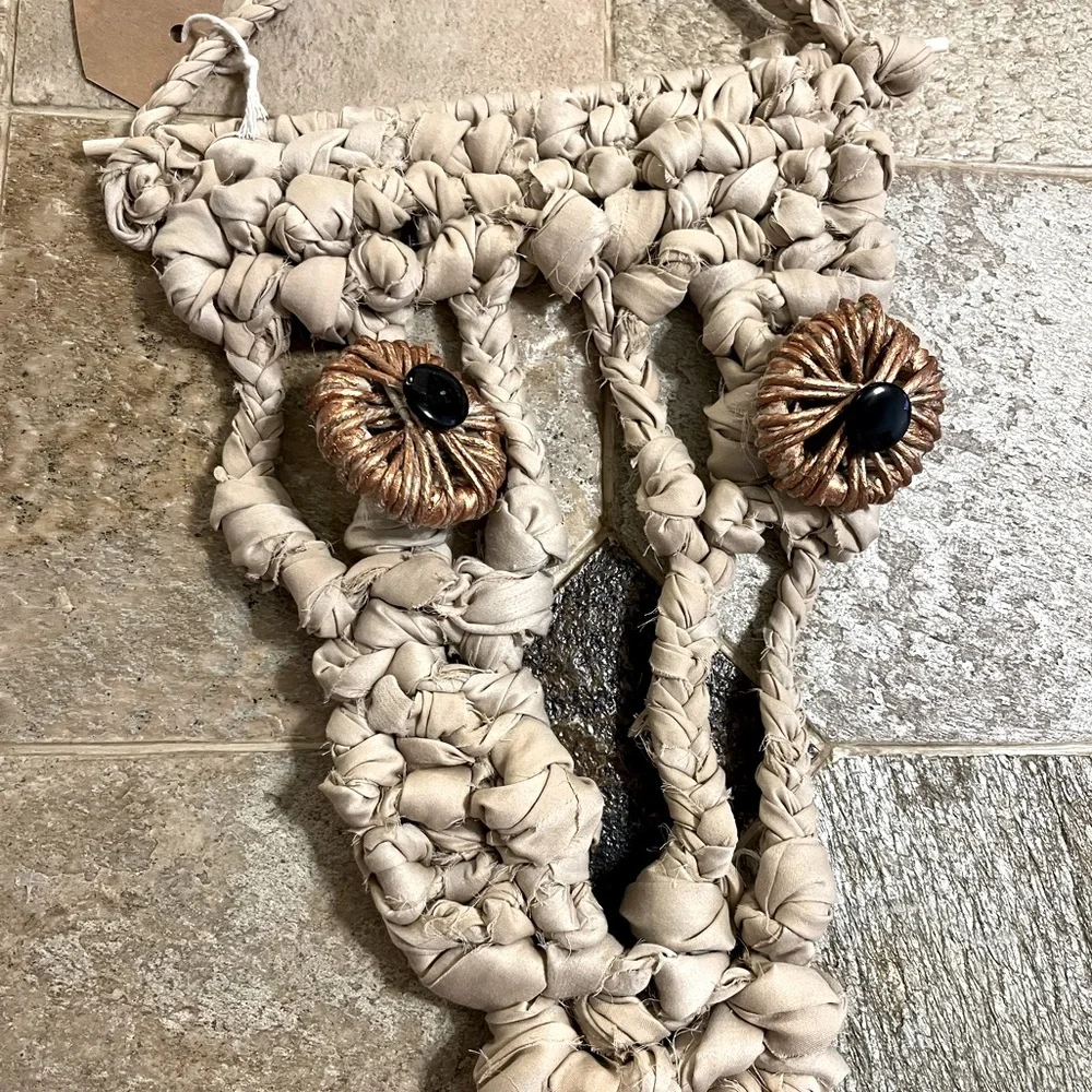 Bohemian Unique Handmade Macrame Snake Wall Art Hanging Decor
